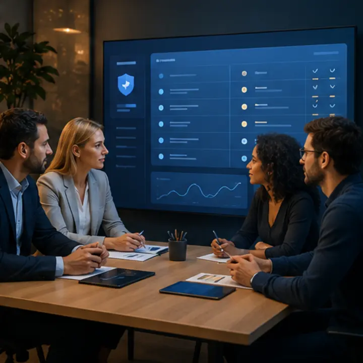 Secure business information represented inside a protected transparent data vault